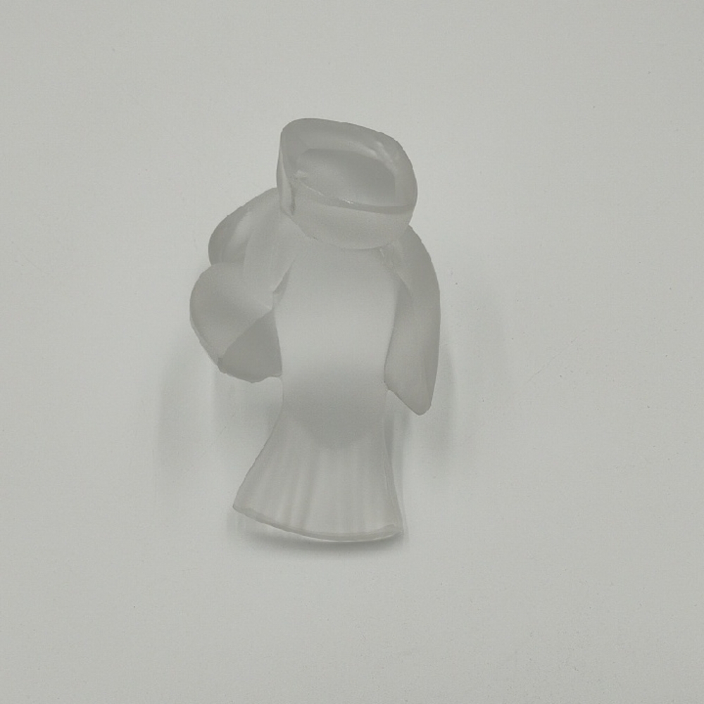 Lalique France Vintage Crystal Moineau Coquet Sculpture - Picture 5 of 6